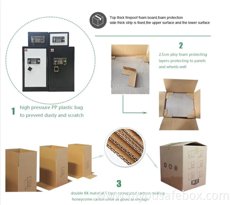 Hotel Office Home Jewelry Bag Safe Big Safe Box Classic Smart Safe Deposit Box